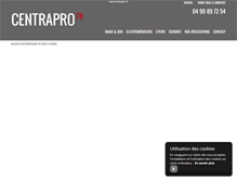 Tablet Screenshot of centrapro.fr